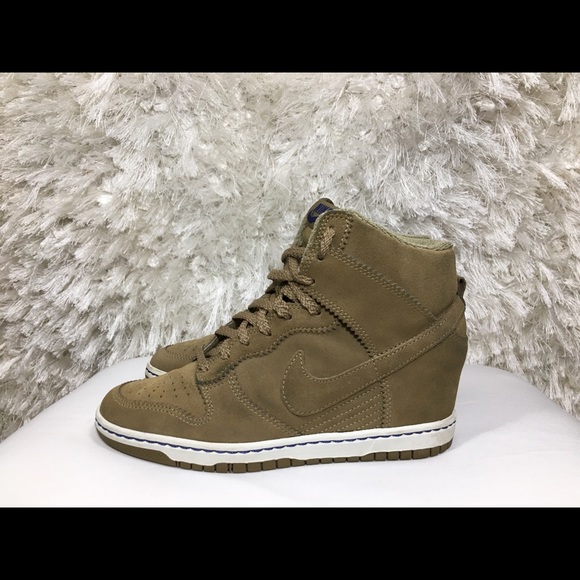 nike sky high dunks bamboo